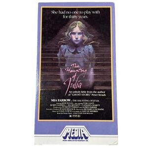 The Haunting of Julia 1977 VHS 1981 MEDIA Release Mia Farrow promo screener EX